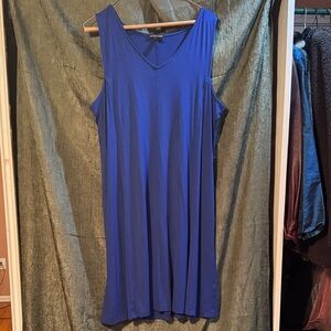 Eileen Fisher Blue Sleeveless Dress